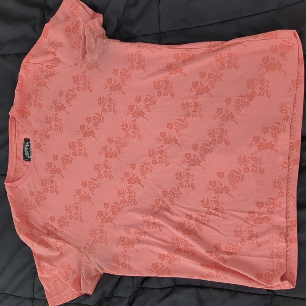 Men's Genetic Apparel medium pink floral tee